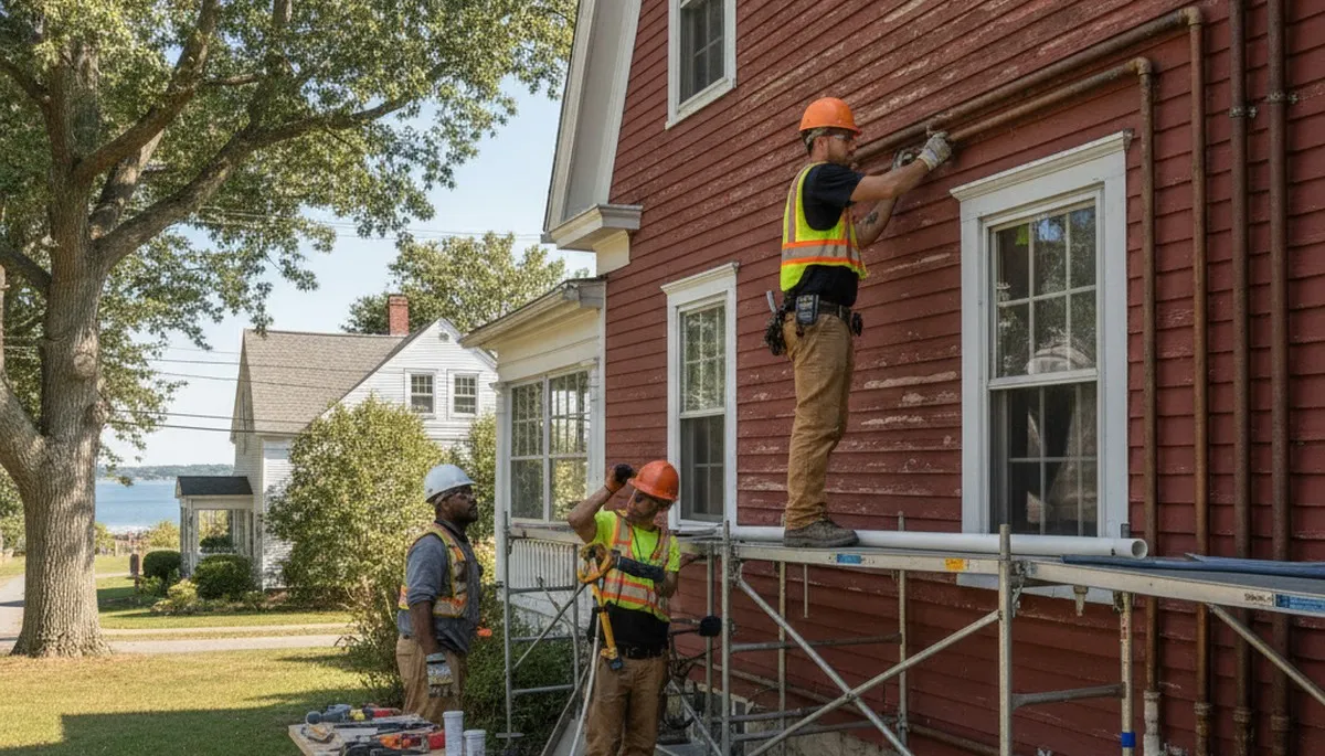 Plumber providing repair service in Warwick, RI for residential plumbing issues